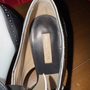 Michael Kors Black and White Heels
